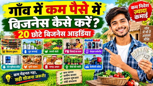 Gaon Me Kam Paise Me Business Kaise Kare: 20+ छोटे बिजनेस आइडिया