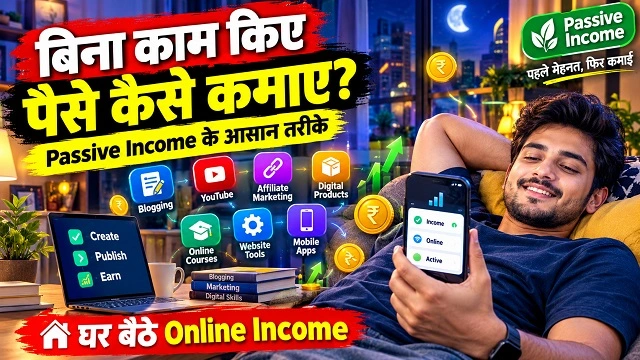 Bina Kaam Kiye Paise Kaise kamaye: Passive Income के आसान तरीके