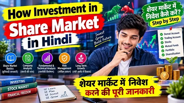 How Investment in Share Market in Hindi? शेयर मार्केट में निवेश कैसे करें
