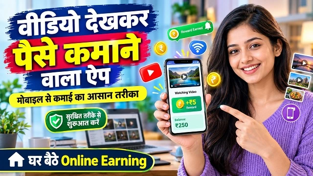 वीडियो देखकर पैसे कमाने वाला ऐप: क्या सच में पैसे मिलते हैं?